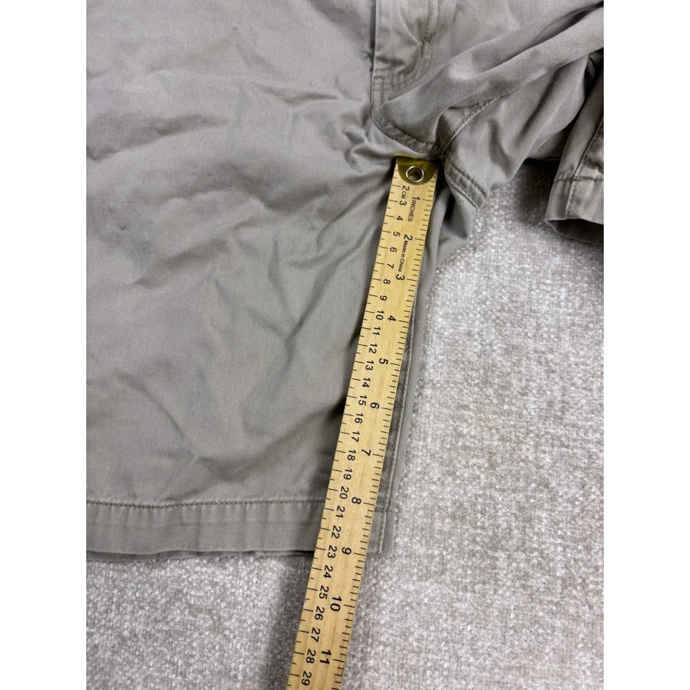 The North Face Mens Khaki Chino Shorts Size 34 Tan Cotton Outdoor Hiking